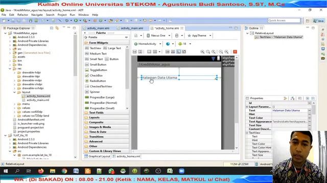 Pemrograman Mobile 2- Review Tab Host,Sesi 4, 31mar2021 PAGI - ABS-Kuliah Online Universitas STEKOM смотреть онлайн