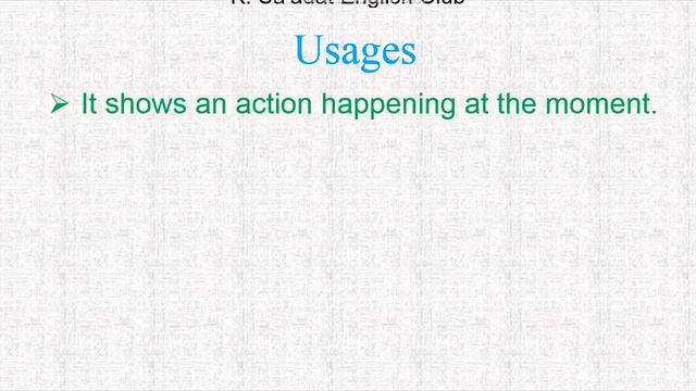 Present Progressive Tense смотреть онлайн