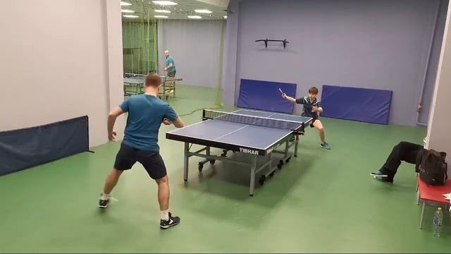 гр. IIф. Грязнов Р. - Красненький П. турнир по настольному теннису СК Звездный 19.11 СПб смотреть онлайн