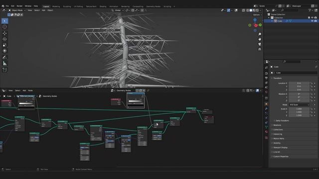 04 Create whole Christmas Tree with Geometry Nodes | Vector Wonderland смотреть онлайн