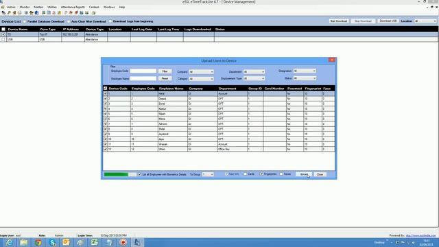 Essl How to upload User Name in Device смотреть онлайн