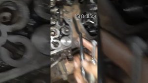 removing and installing injector of actross OM-501 11/3 V6 engine