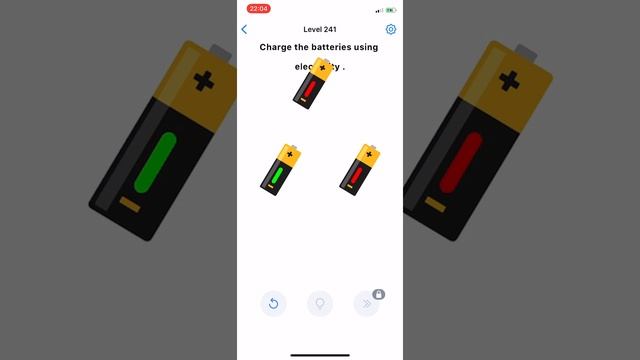 Easy Game - Brain Test: Level 241 Charge the batteries using electricity - Answer смотреть онлайн