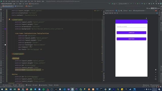 Librería FadingTextView en Kotlin y Android Studio смотреть онлайн