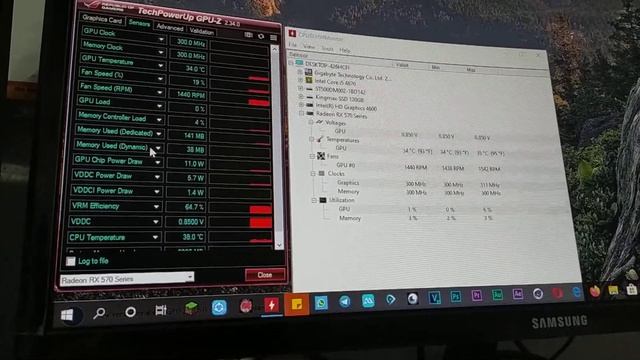 Unboxing and Test Benchmark ROG Edition of Asrock Phantom Gaming D Radeon RX570 4GB GDDR5 256-bit смотреть онлайн