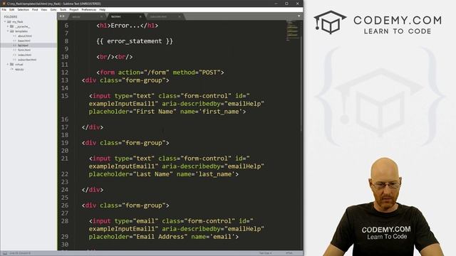 Handling Web Form Errors - Python and Flask #5 смотреть онлайн