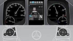 Mercedes Actros система поддержания дистанции