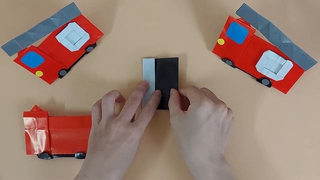Paper Fire Truck | Paper Car | 消防車の折り方| 消防車摺紙 смотреть онлайн