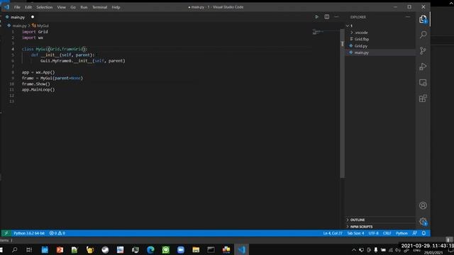 Table in wx.Python wx.Grid #3 смотреть онлайн