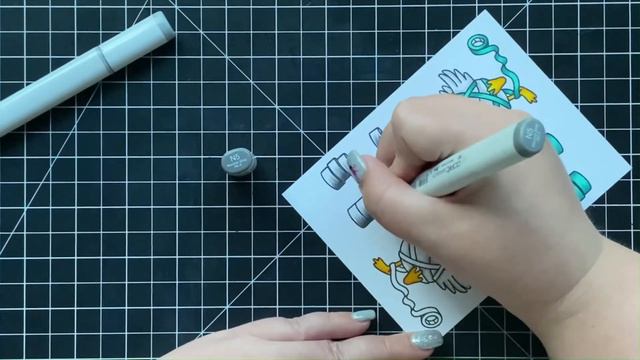 Stuck Duck Foiled Backgrounds - Miss Ink Stamps April Release смотреть онлайн