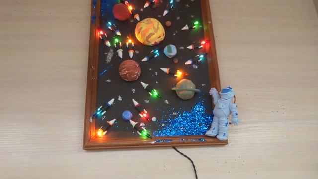 космос - панно с подсветкой смотреть онлайн