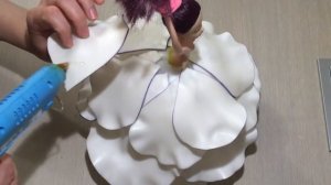 Кукла светильник из изолона своими руками