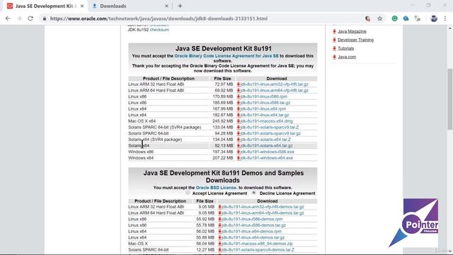 Download process and installation of Java Windows смотреть онлайн