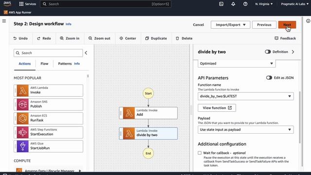 Using AWS Step Functions in the console смотреть онлайн