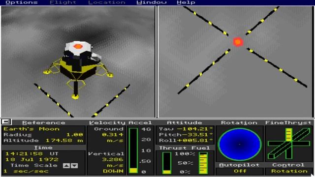 Apollo 17 Mission | Microsoft Space Simulator 1.0 [DOS] смотреть онлайн