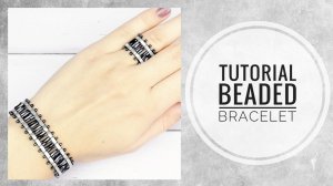 #МК - Браслет с бисером Half Tila | #Tutorial - Bracelet with beads Half Tila