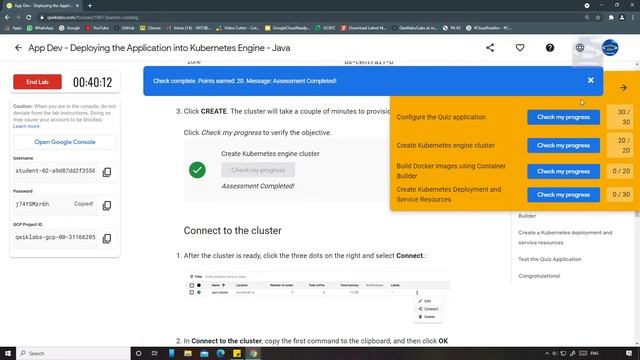 App Dev - Deploying the Application into Kubernetes Engine - Java | Qwiklabs [GSP171] смотреть онлайн