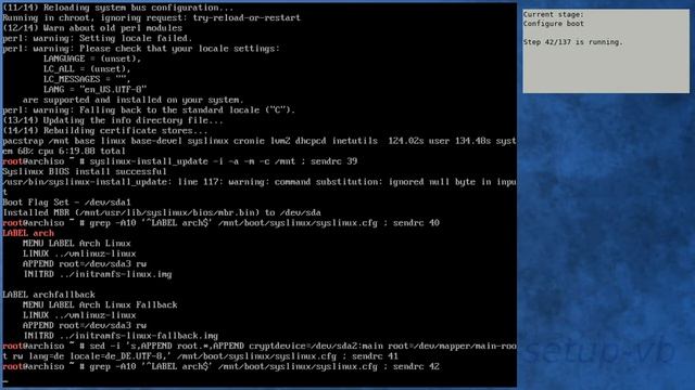 Arch Linux installation recording to kernel 5.6.3-arch1-1 (core) смотреть онлайн