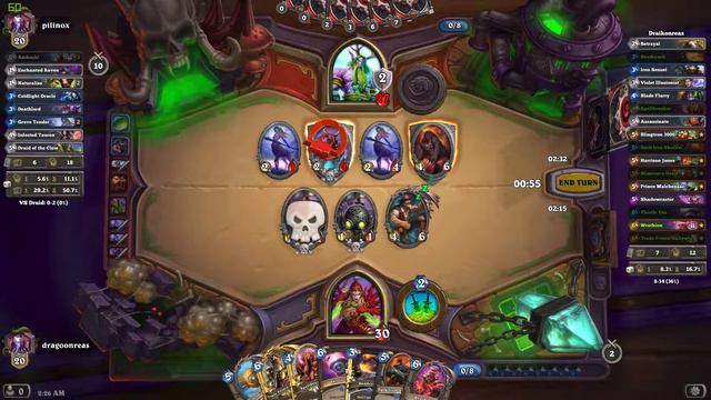 Ranked Wild Hearthstone Match Vs. pilinox смотреть онлайн