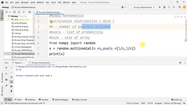 Multinomial And Exponential Distribution In Numpy - Tamil | Numpy Python Library Full Course смотреть онлайн
