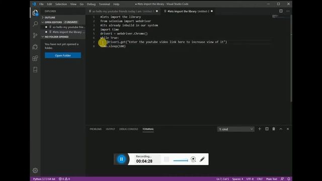 Python Selenium Tutorial смотреть онлайн