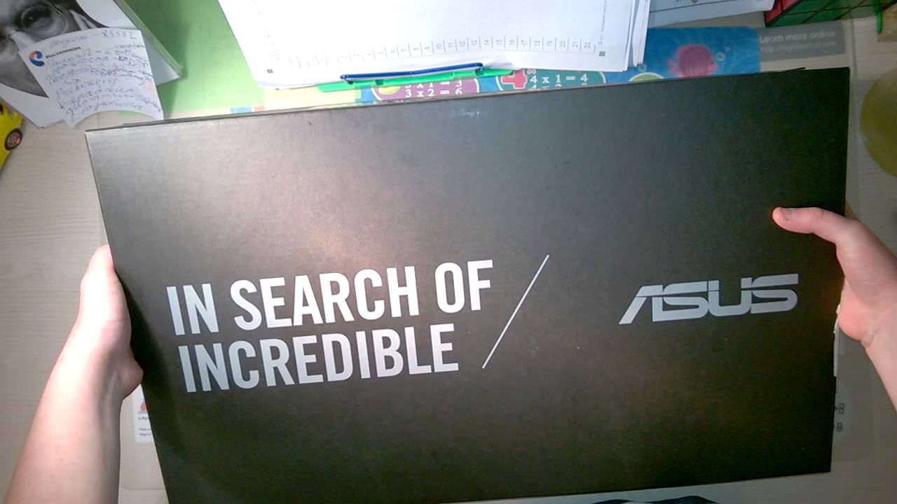 Распаковка ноутбука ASUS X555L смотреть онлайн
