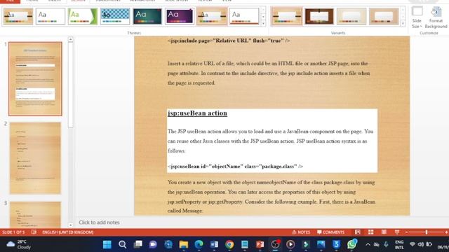 JSP Standard Actions video 02 смотреть онлайн