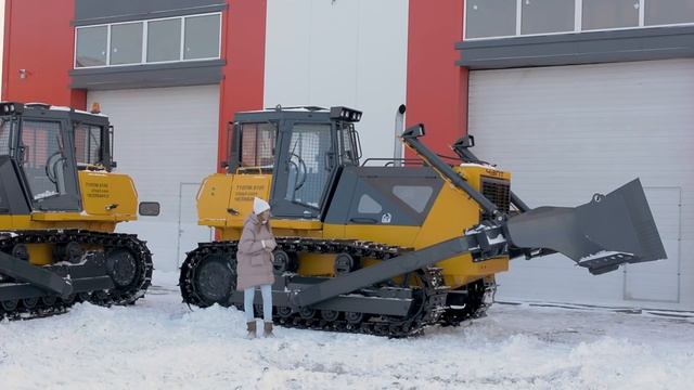Новая модель - Бульдозер Плуг - Б10 от ЧЗПТ смотреть онлайн