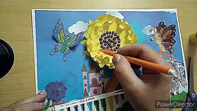 Мастер-класс " Коллаж Бабочки". Акция "СидидомаТвори""" смотреть онлайн