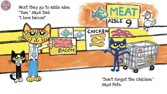 Pete the Cat's Trip To the Supermarket | Animated Book | Read aloud for childrens смотреть онлайн