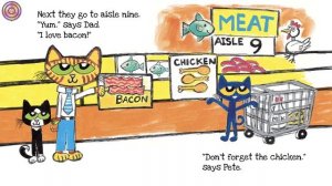 Pete the Cat's Trip To the Supermarket | Animated Book | Read aloud for childrens