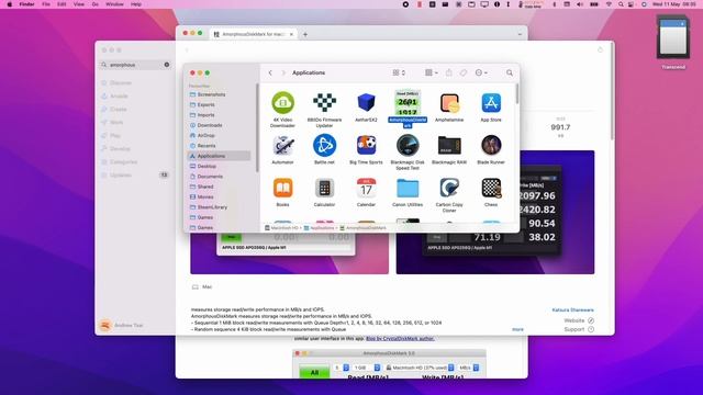How To Measure Disk Drive Speed Mac (CrystalDiskMark Alternative Amorphous) смотреть онлайн