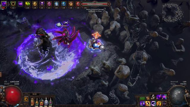 Path of Exile Essence Drain Blight 78 The Elder Blind смотреть онлайн