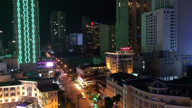 Evening View over Nha Trang City from New Sun Hotel Suite Junior Double смотреть онлайн