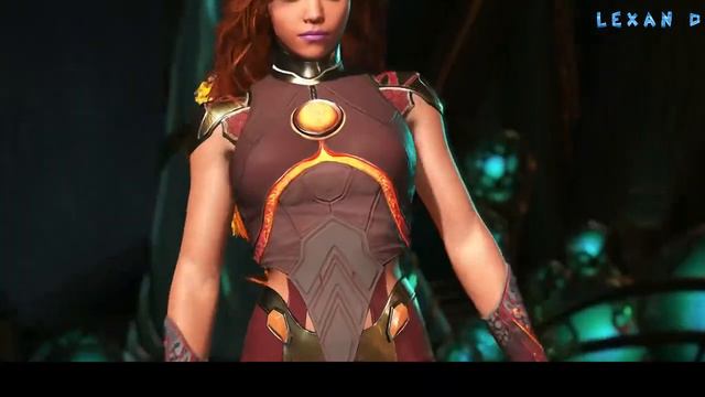 Injustice 2 - Старфаер против Черного Манты - Intros & Clashes (rus) смотреть онлайн