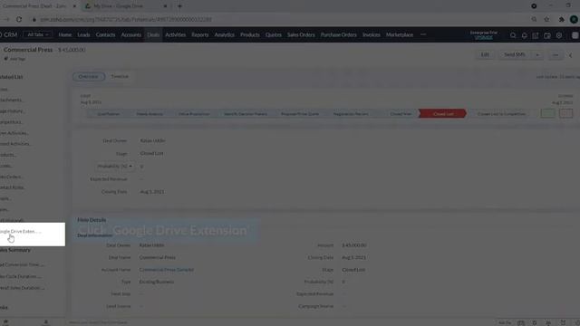 Zoho CRM 2 Google Drive : Installation Guide смотреть онлайн