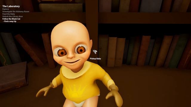 The Baby in Yellow - The black cat Update Full Playthrough Gameplay смотреть онлайн