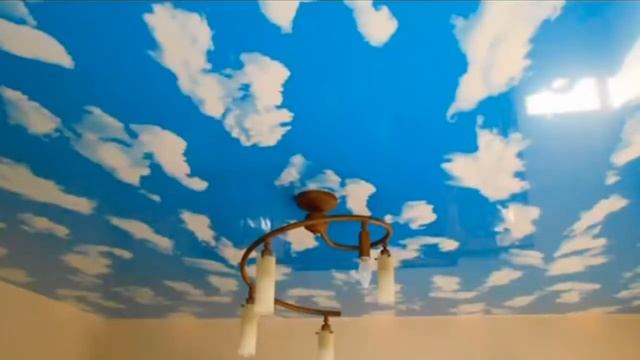 Натяжной потолок небо, натяжной потолок фотопечать, натяжной потолок установка смотреть онлайн