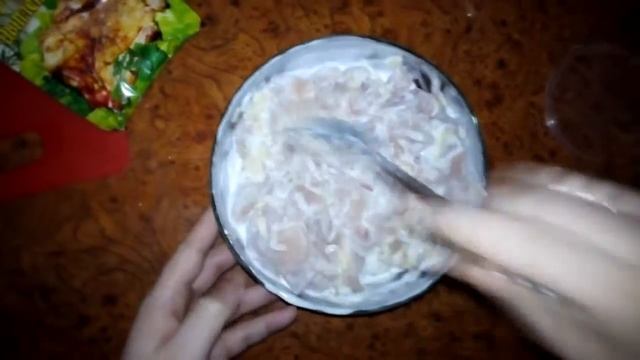 Куриные оладушки. Рецепт. смотреть онлайн