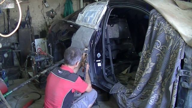 Honda Accord Coupe . Кузовной ремонт .Ч - 1 смотреть онлайн