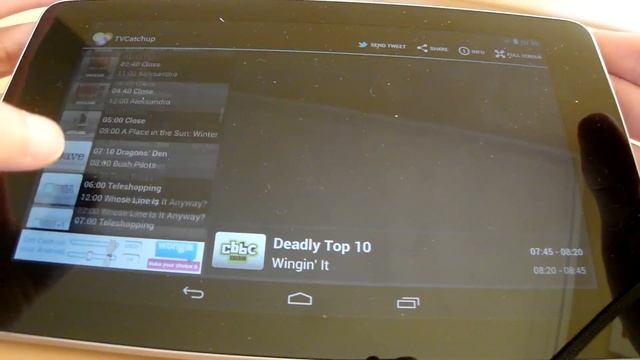 Streaming TV to Nexus 7 смотреть онлайн