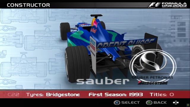 Formula One 2003 (PCSX2) - All Official Team (Constructor) Car - 60 Fps смотреть онлайн