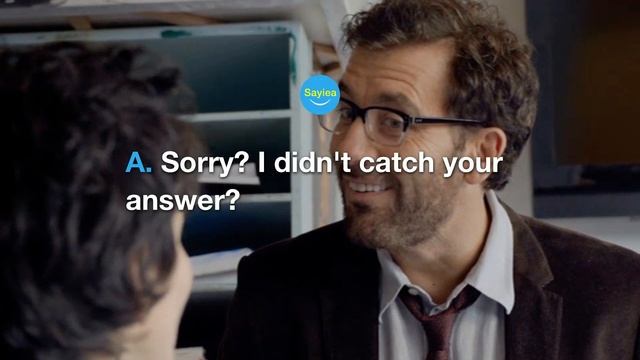 Words & Pictures | Смотреть фильмы | разговорный | Аудирование | Sorry? I didn't hear your response смотреть онлайн