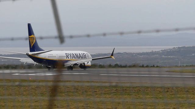 Boeing 737 MAX 8-200 Landing at Bristol Airport Q Quiet CFM LEAP-1B Engines смотреть онлайн