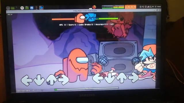 Friday Night Funkin Vs Imposter на ноутбуке с отвалом GPU и ОС Linux смотреть онлайн