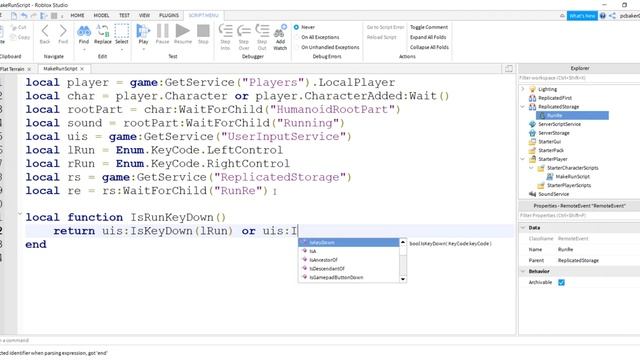 Roblox How to Make a Shift to Run or Ctrl to Run Script смотреть онлайн