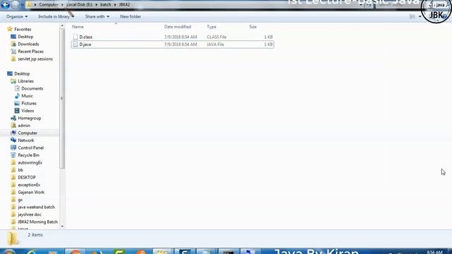 Basic Java-By Kiran Sir-JAVA By Kiran,Pune смотреть онлайн
