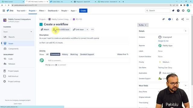 How to Add Acceptance Criteria as Comments to New Jira Issues Using OpenAI - Jira OpenAI Integratio смотреть онлайн