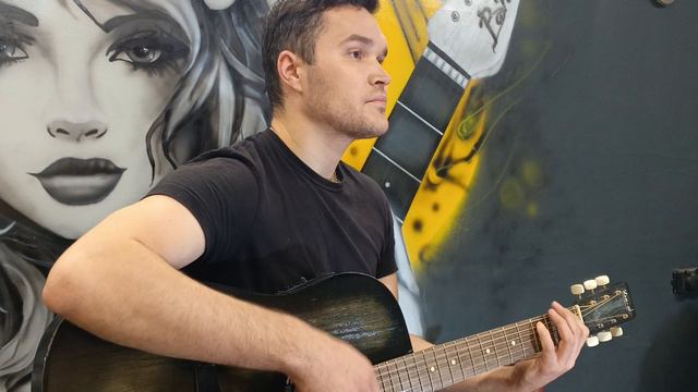 Мне хорошо с тобой - авторская песня на акустике