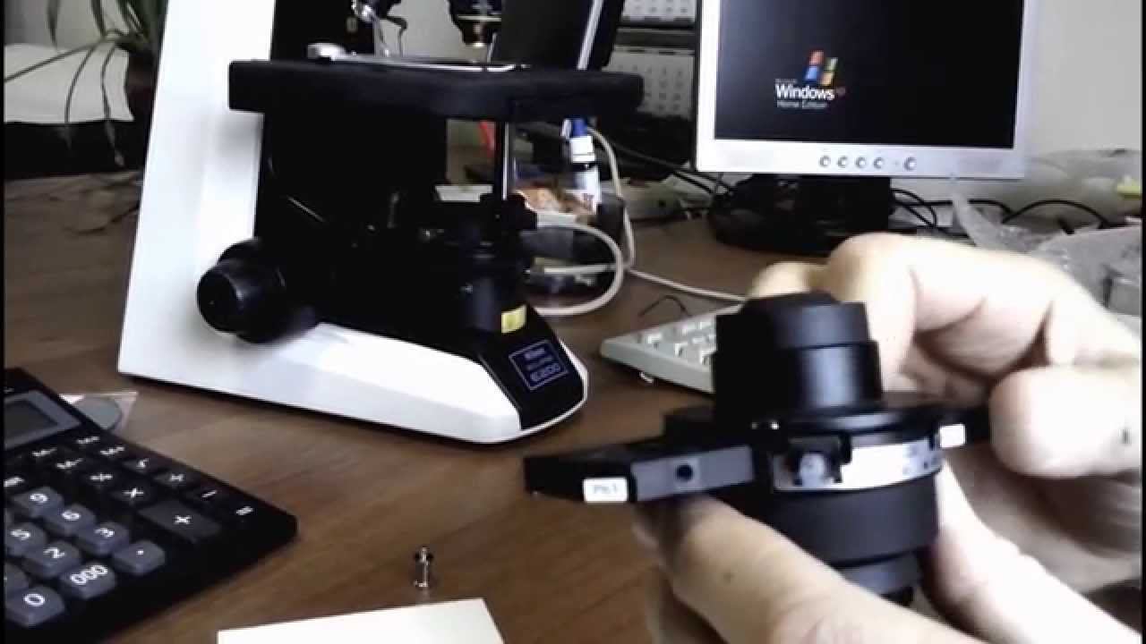 Сборка и подготовка к работе цифрового микроскопа Nikon Eclipse E200 с комплектом фазового контраста смотреть онлайн